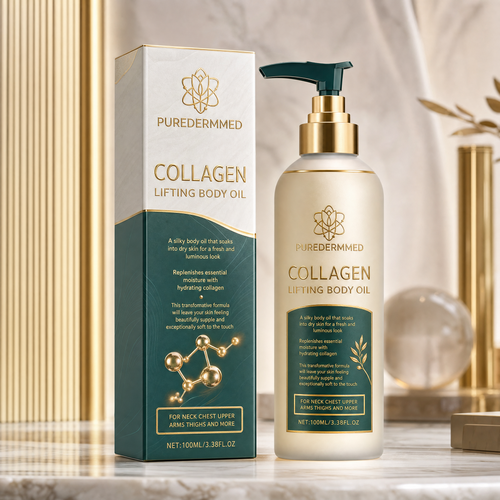 Puredermmed™ Collagen Oil | Tightens and lifts sagging skin by 98% within 24 hours