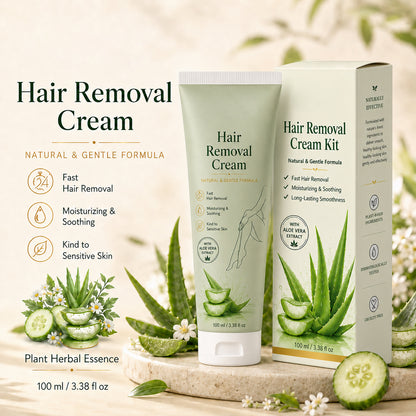 Puredermmed™ Natural Gentle Hair Removal Cream | For Women & Men, Sensitive Skin